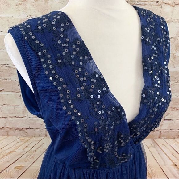 ASOS tulle sequin wrap party dress - Picture 3 of 5